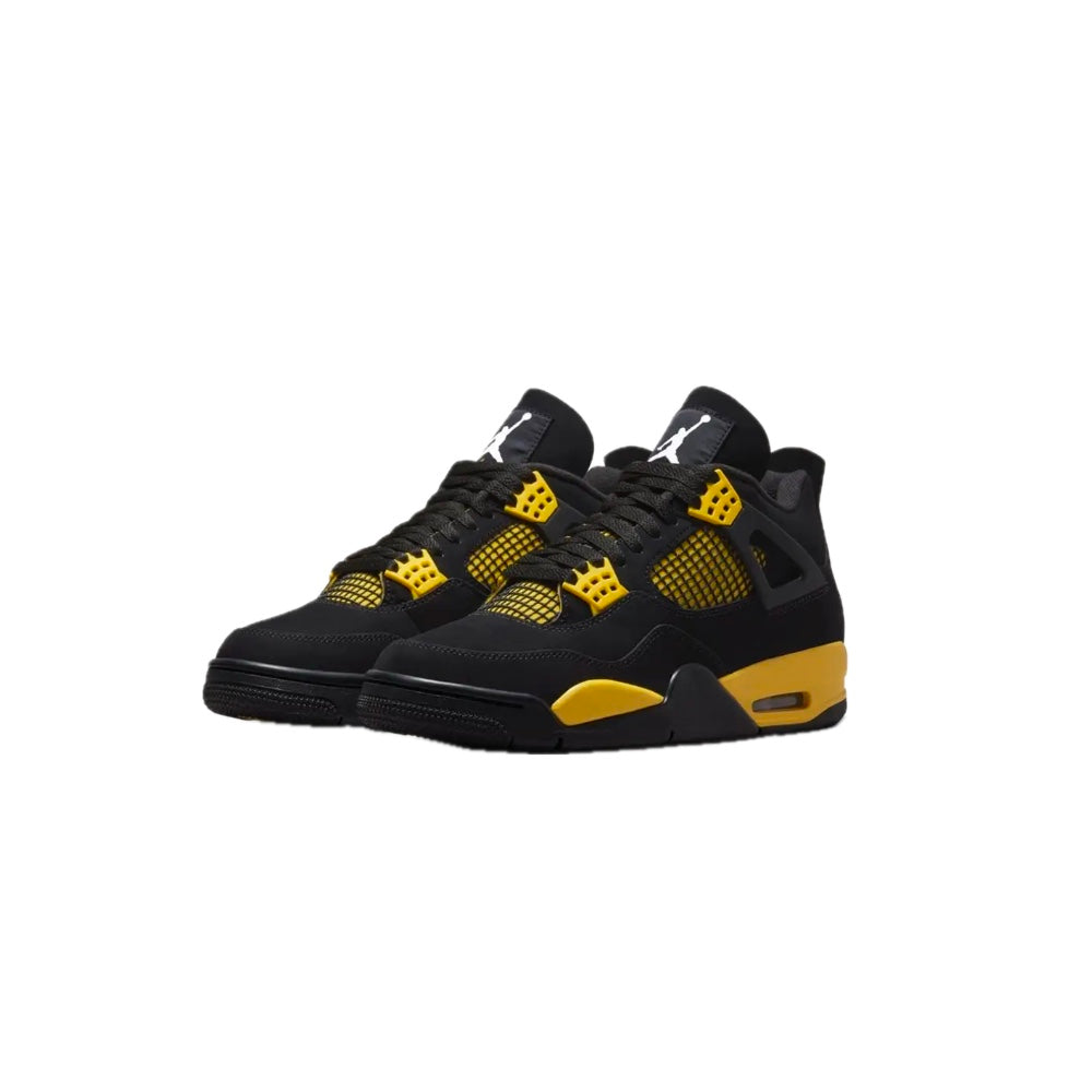 Air Jordan 4 Retro “Thunder” Black/ Tour Yellow"